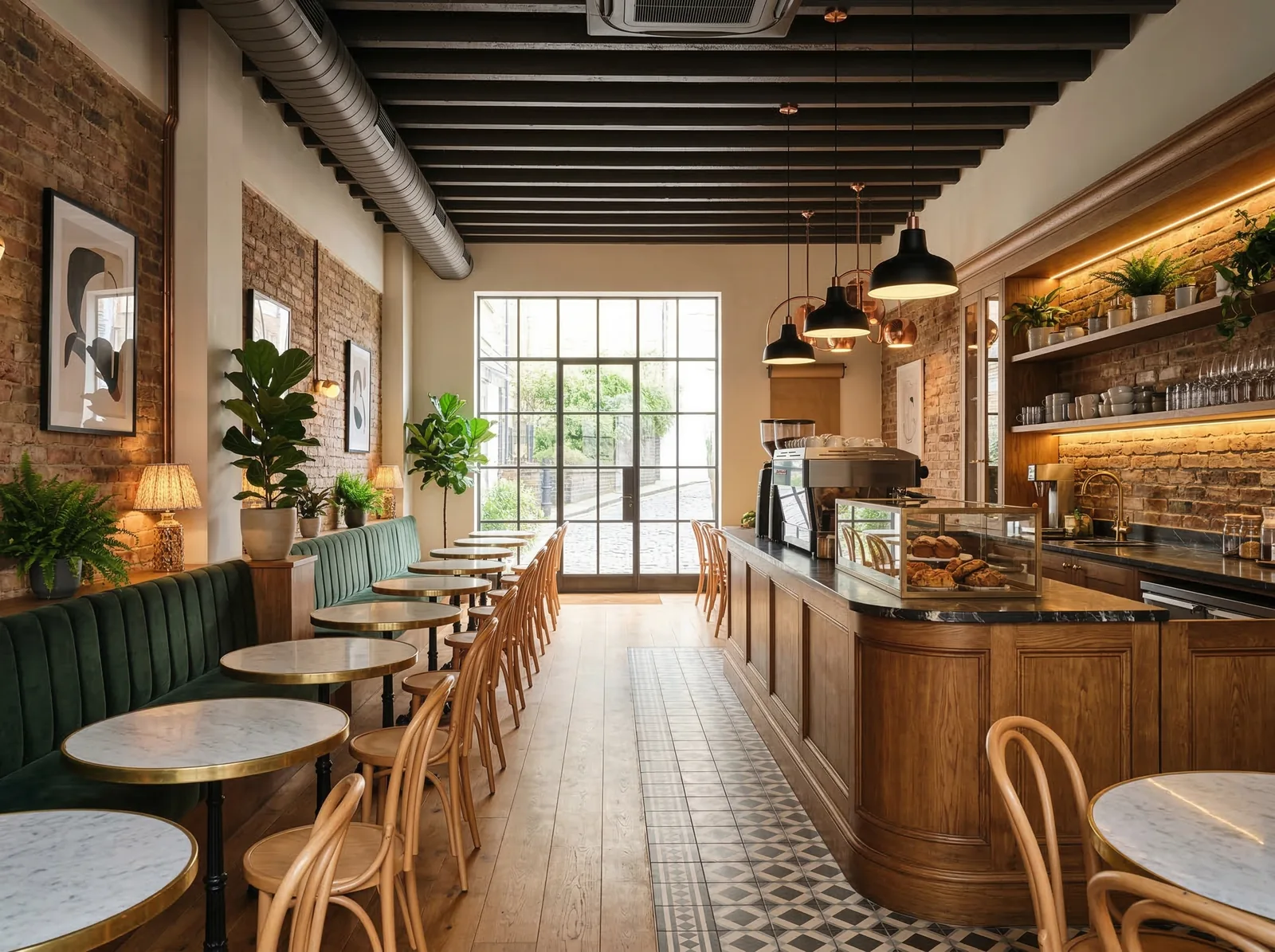 Cafe fit-out interior